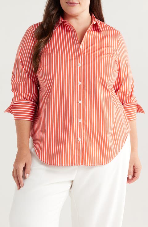 Henning x US Madison Poplin Button-Up Shirt (Plus)