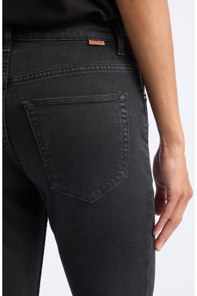 The Rooney Mid Crop Kick Flare Jeans, Alternate, color, WASHED BLACK