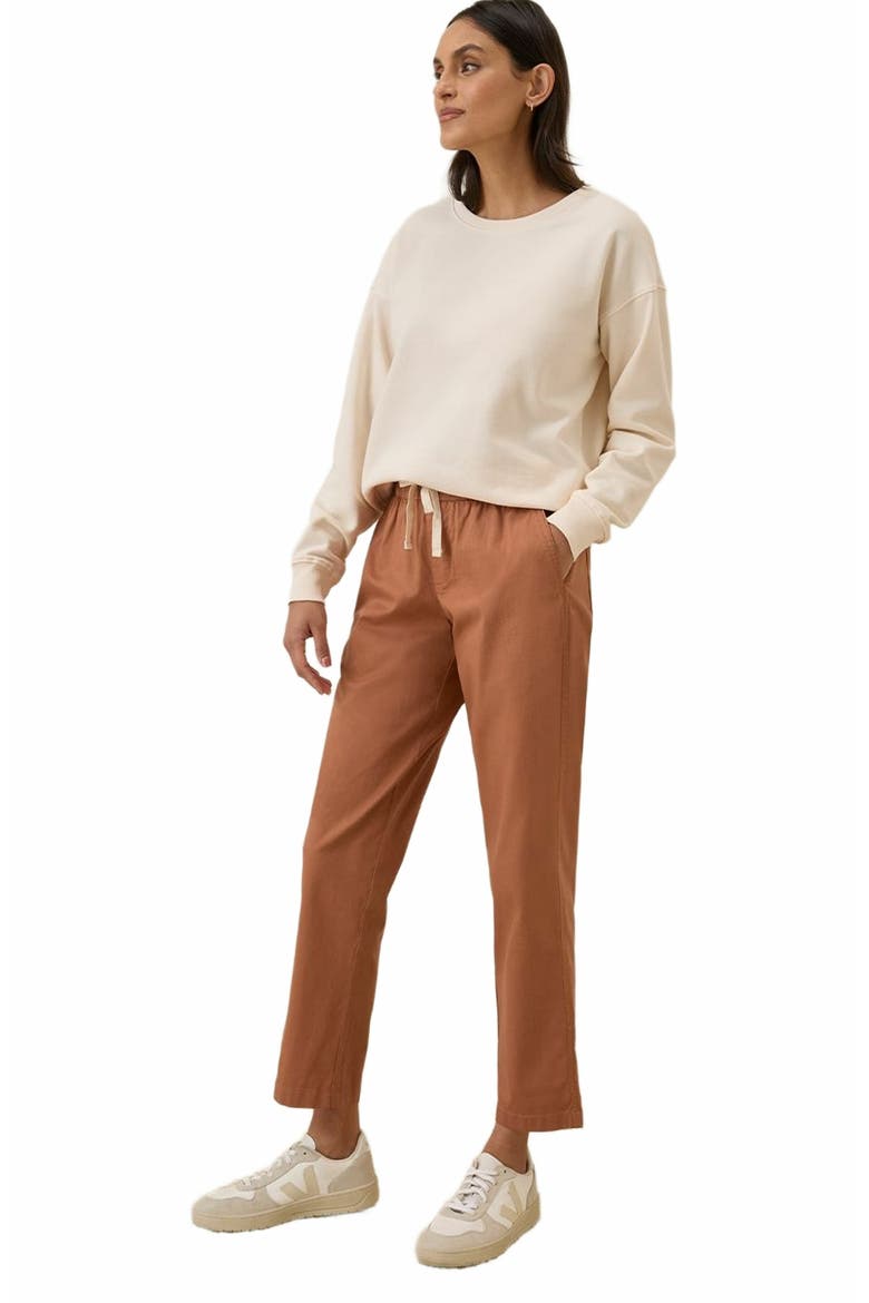 Organic Cotton Daily Twill Pant, Alternate, color, Ochre