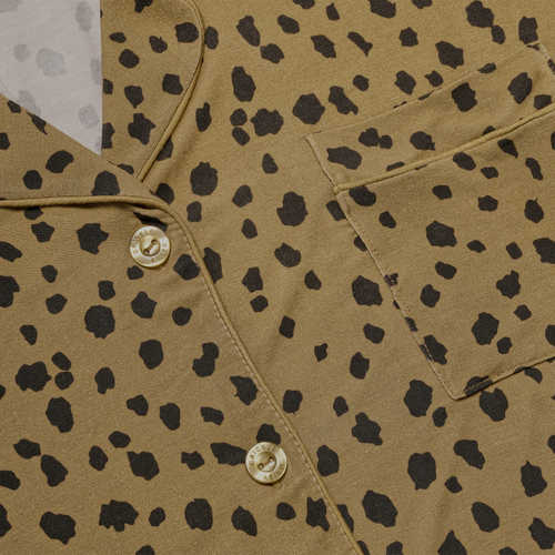 Crickle Daisy A Leopard Doesn't Change Its Spots Long Pajama Set