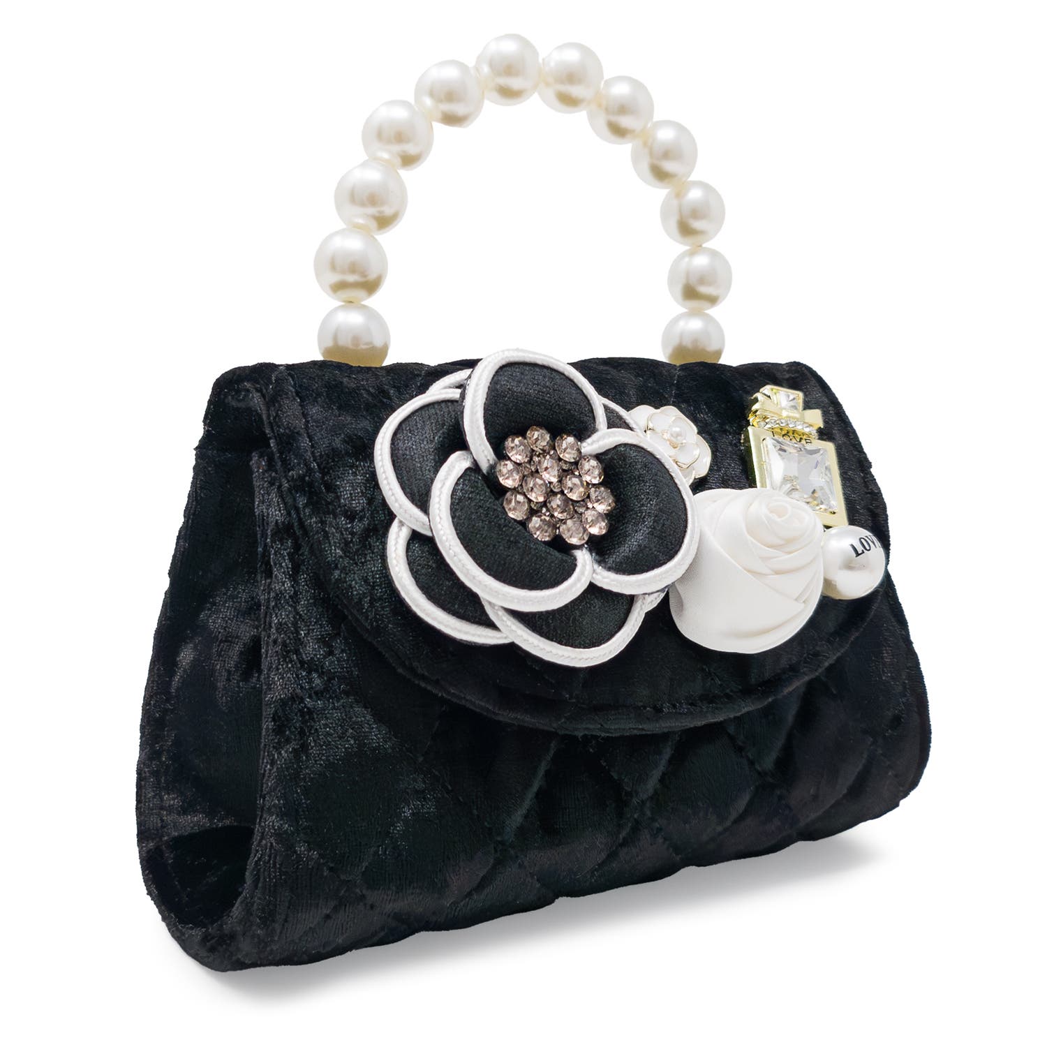 Puttisu Handbag - Velvet Bloom, Alternate, color, Midnight