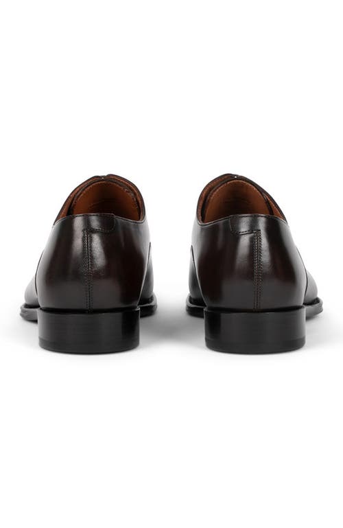Anthony Veer Regent Cap-toe Oxford In Vintage Amber Tan