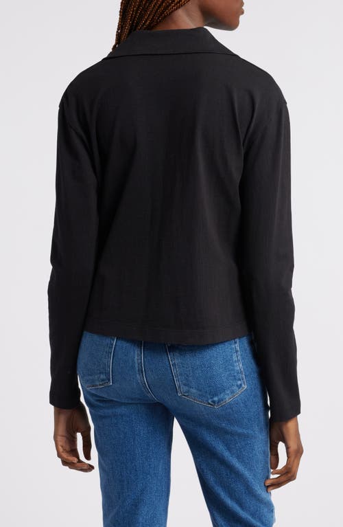 Wyeth Penelope Button-up Top In Black