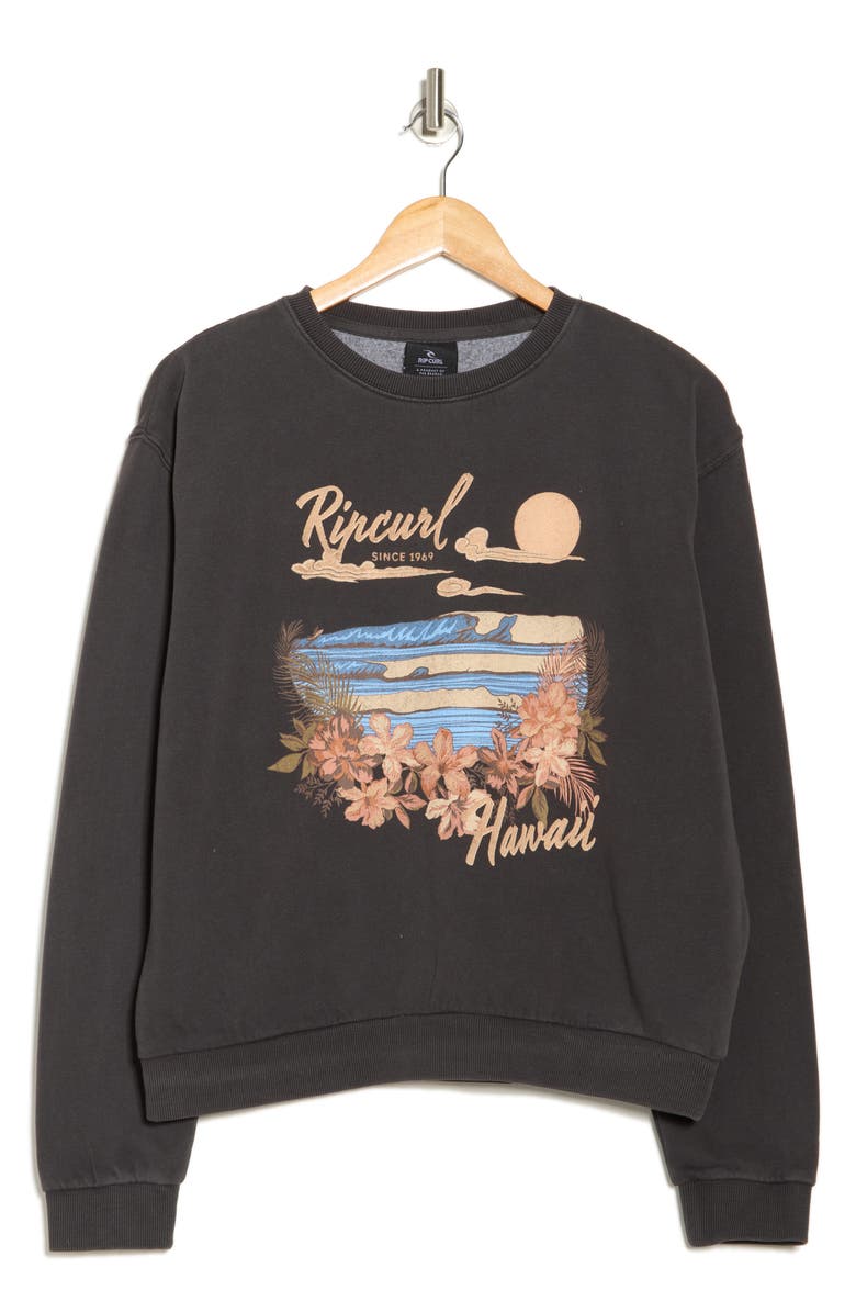 Rip Curl Wave Gliders Relaxed Sweatshirt, Alternate, color, 