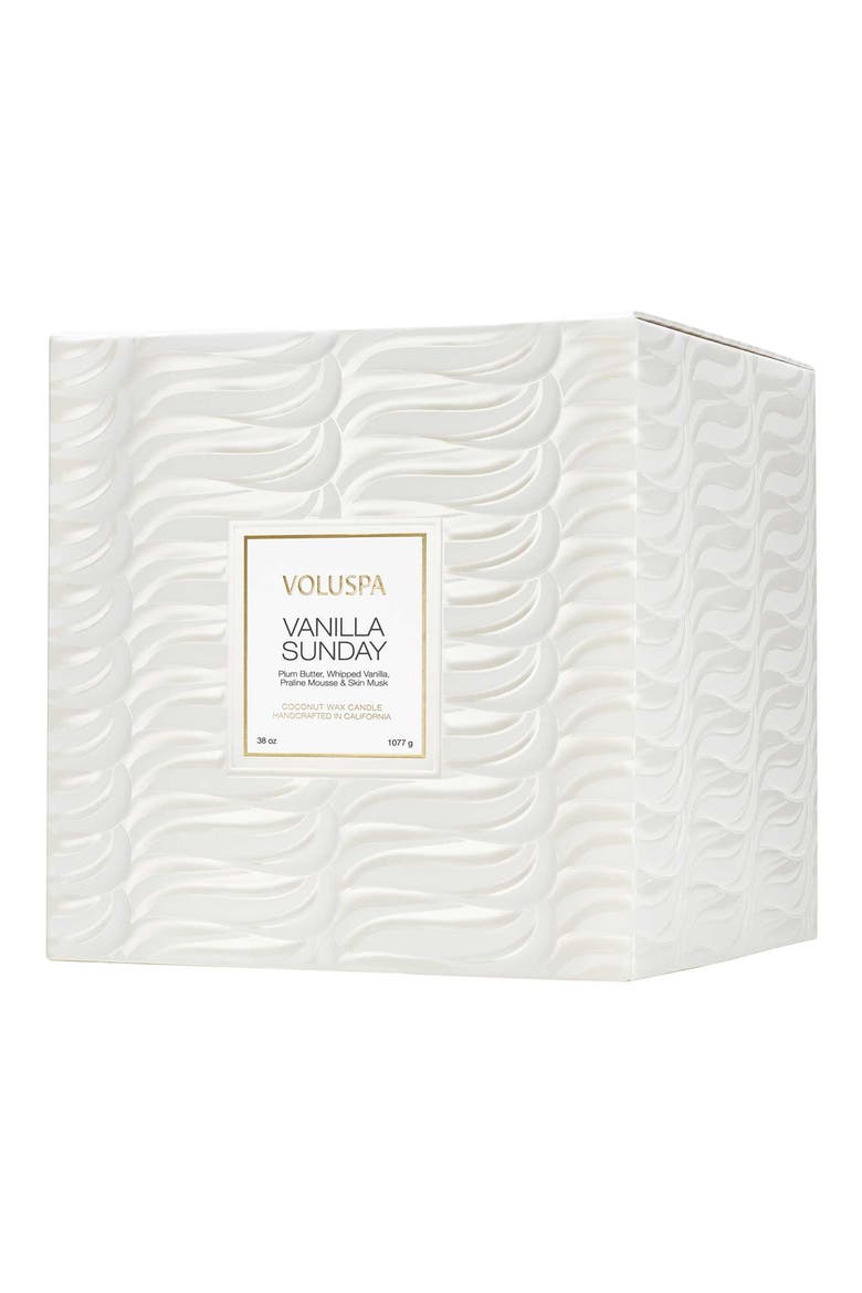Vanilla Sunday 3-Wick Hearth Candle, Alternate, color, NO COLOR