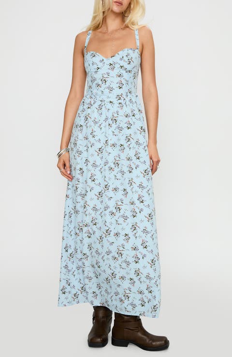 Izebella Flora Sleeveless Maxi Dress