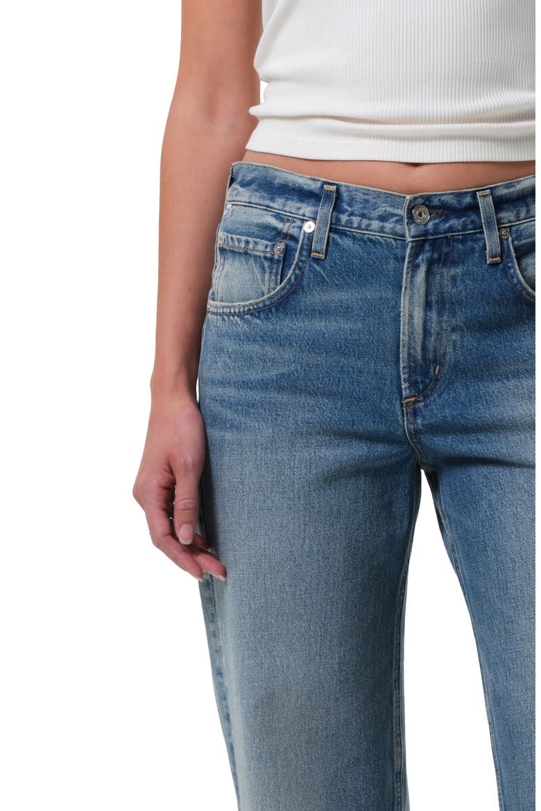 Lindz Low Rise Easy Straight Leg Jeans, Alternate, color, BIJOU