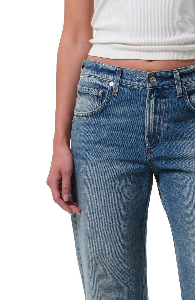 Citizens of Humanity Lindz Low Rise Easy Straight Leg Jeans, Alternate, color, Bijou