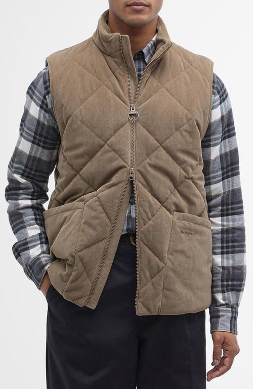 BARBOUR BARBOUR LIDDESDALE QUILTED CORDUROY VEST