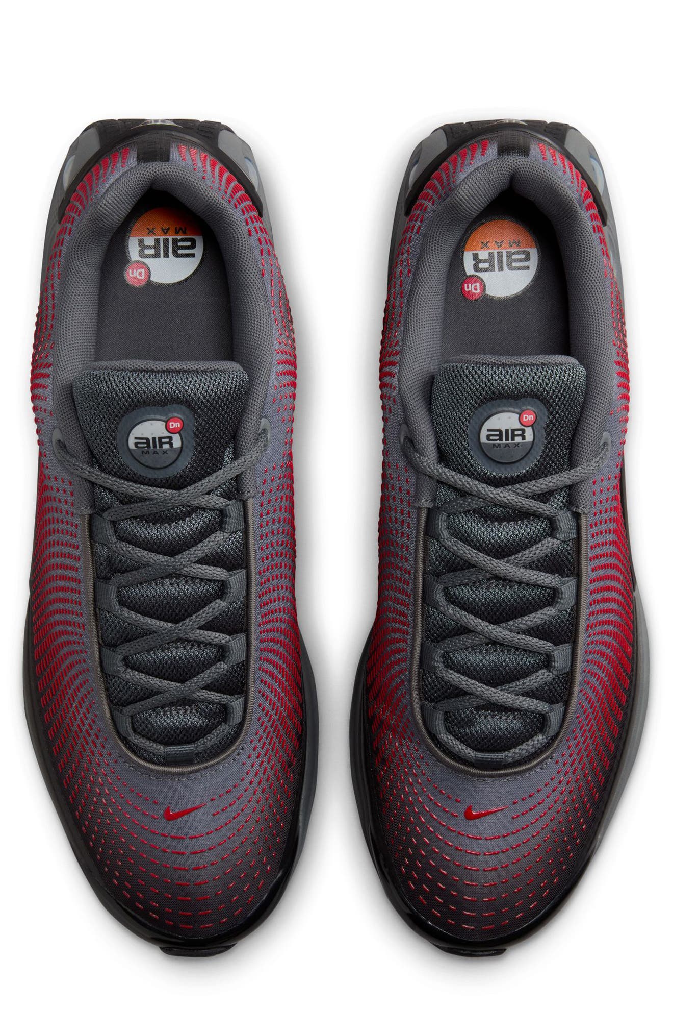 Nike Air Max Dn Sneaker, Alternate, color, Black/ University Red