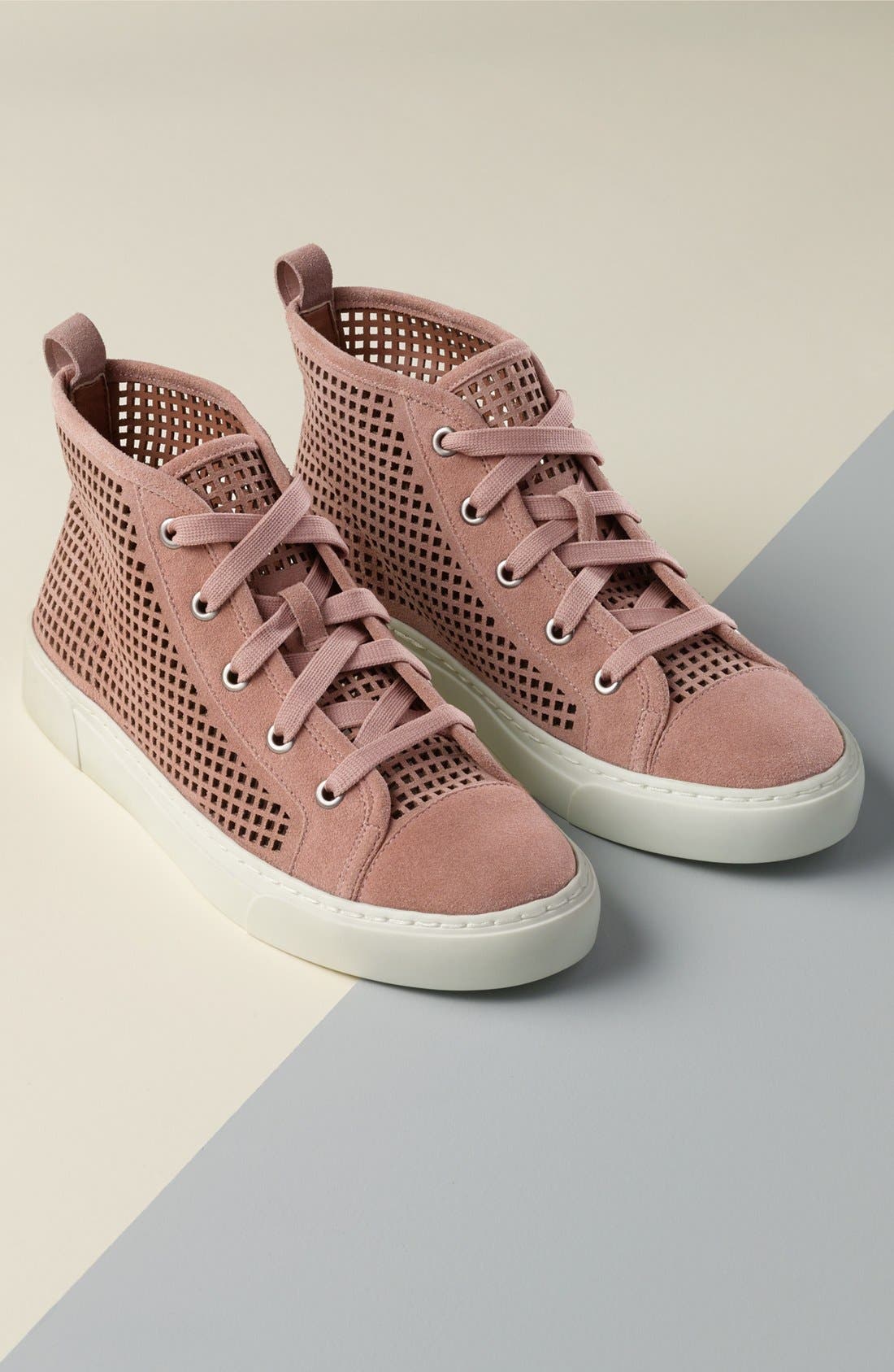 1.STATE Dulcia Perforated High-Top Sneaker, Alternate, color, 