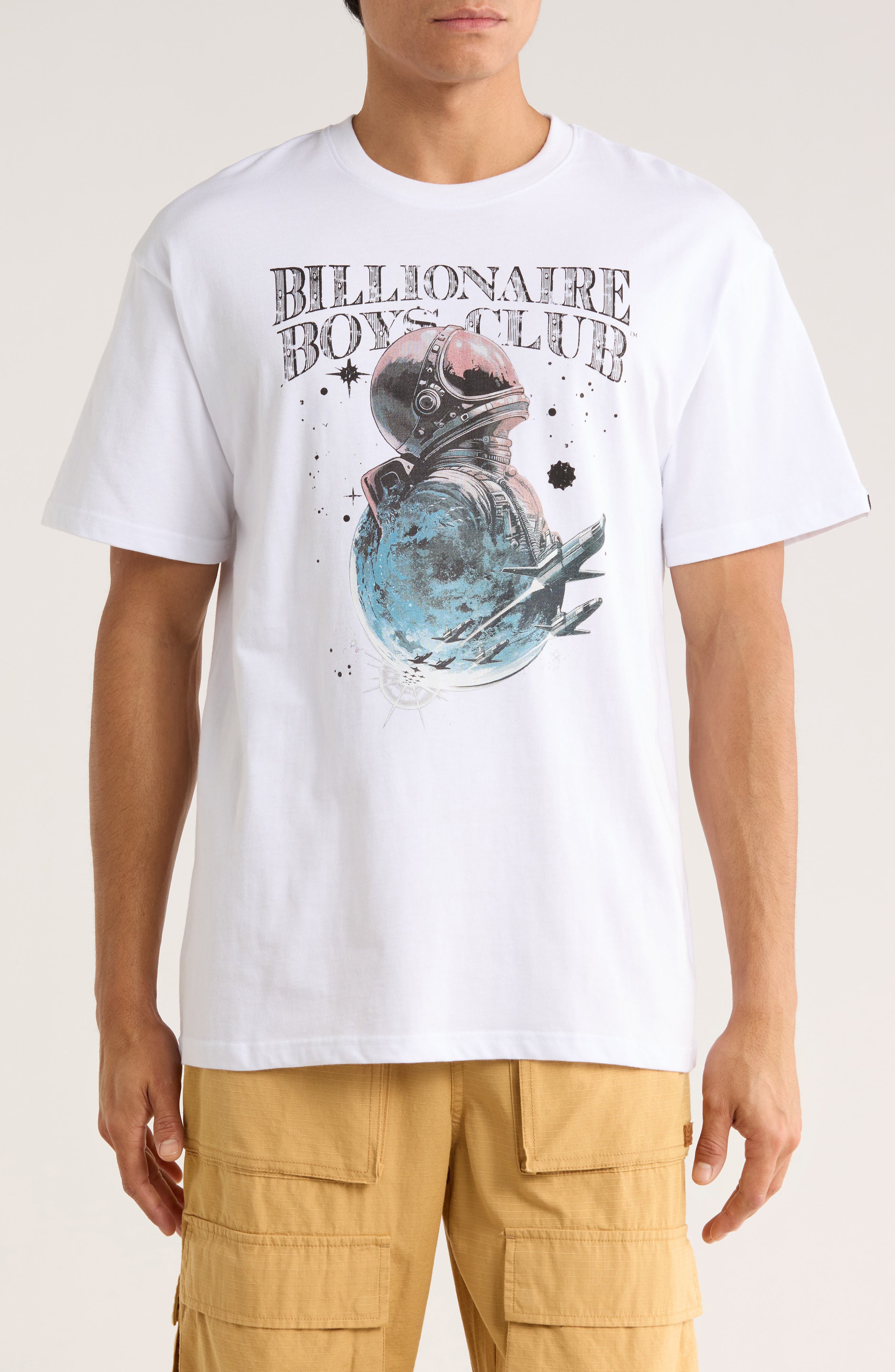 Billionaire Boys Club Flight Helmet Graphic Short Sleeve T-Shirt
