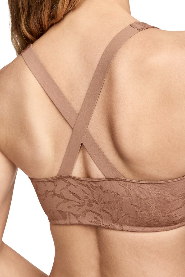 Women's Smooth Touch Lace Bralette, Alternate, color, Almond