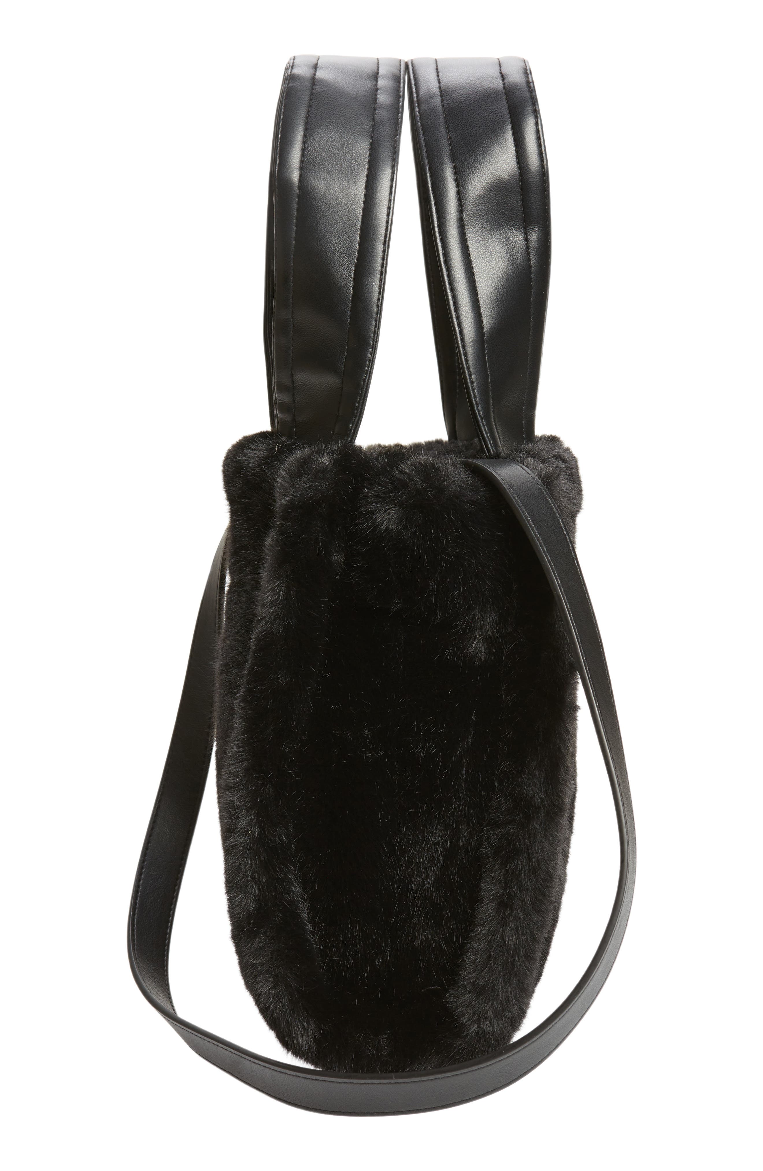 Stand Studio Lisetnis Faux Fur Tote, Alternate, color, 