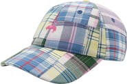 Brooks Brothers Patched Madras Plaid Baseball Cap