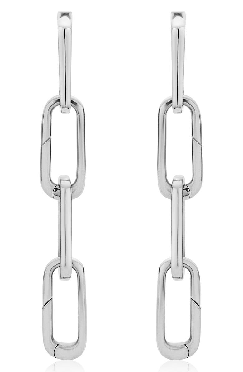 Monica Vinader Alta Capture Cocktail Earrings, Alternate, color, Silver