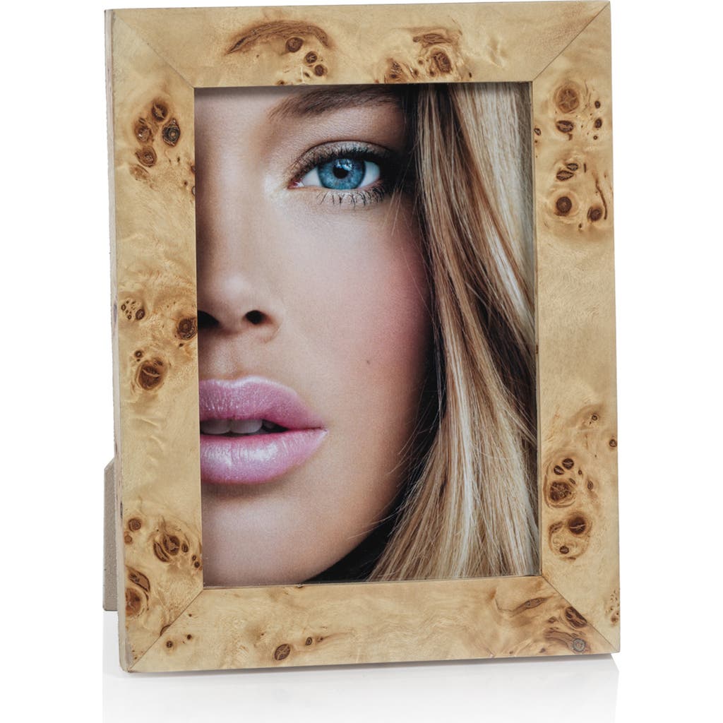 Zodax Bogor Burlwood Veneer Photo Frame In Brown