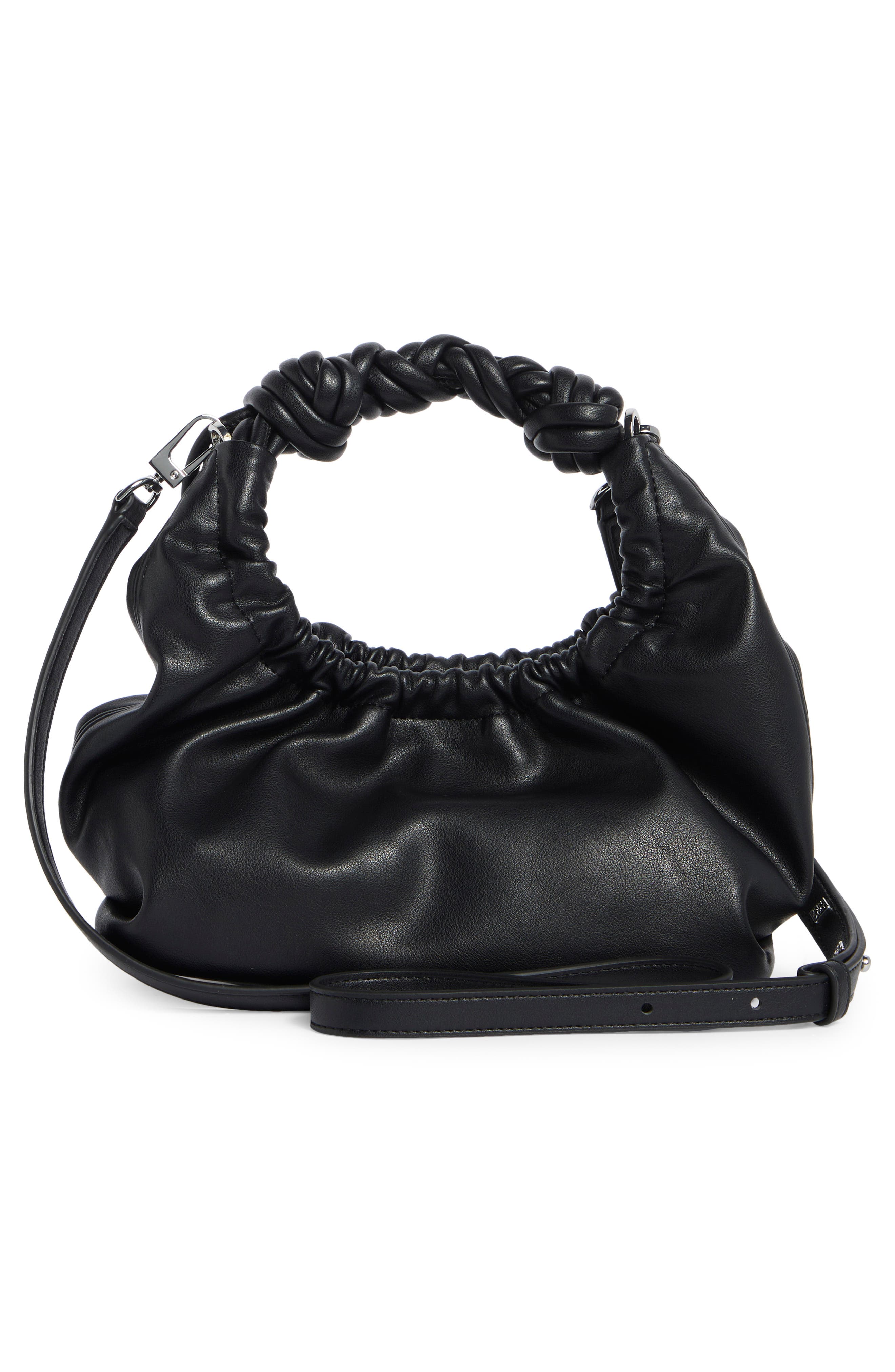 DKNY Pia Crossbody Bag, Alternate, color, Black/ Silver