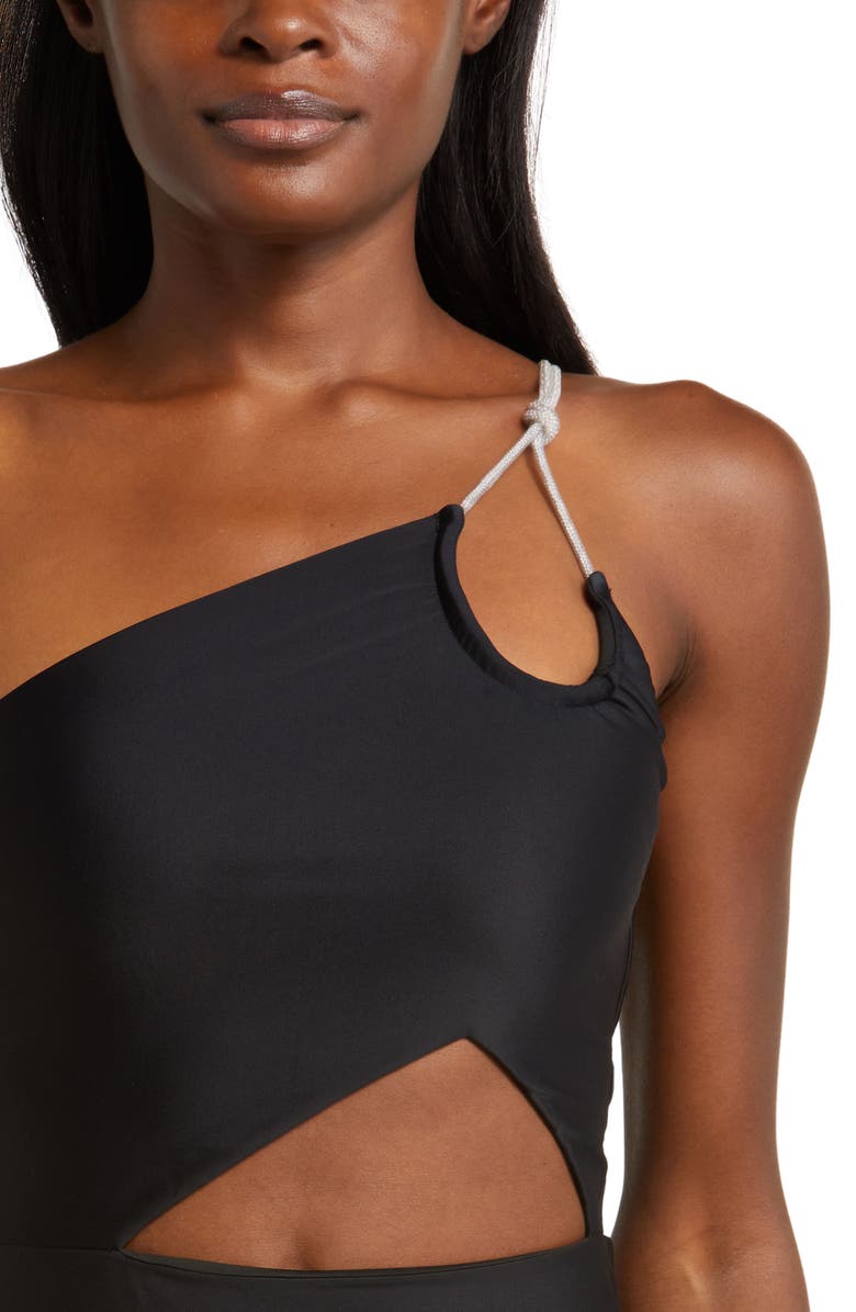 Ramy Brook India One-Shoulder One-Piece Swimsuit, Alternate, color, 