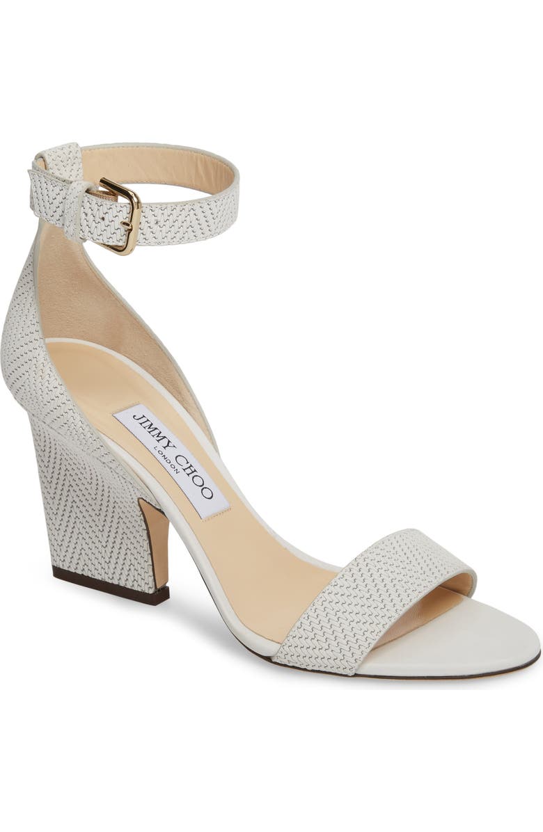 Jimmy Choo Edina Ankle Strap Sandal, Main, color,