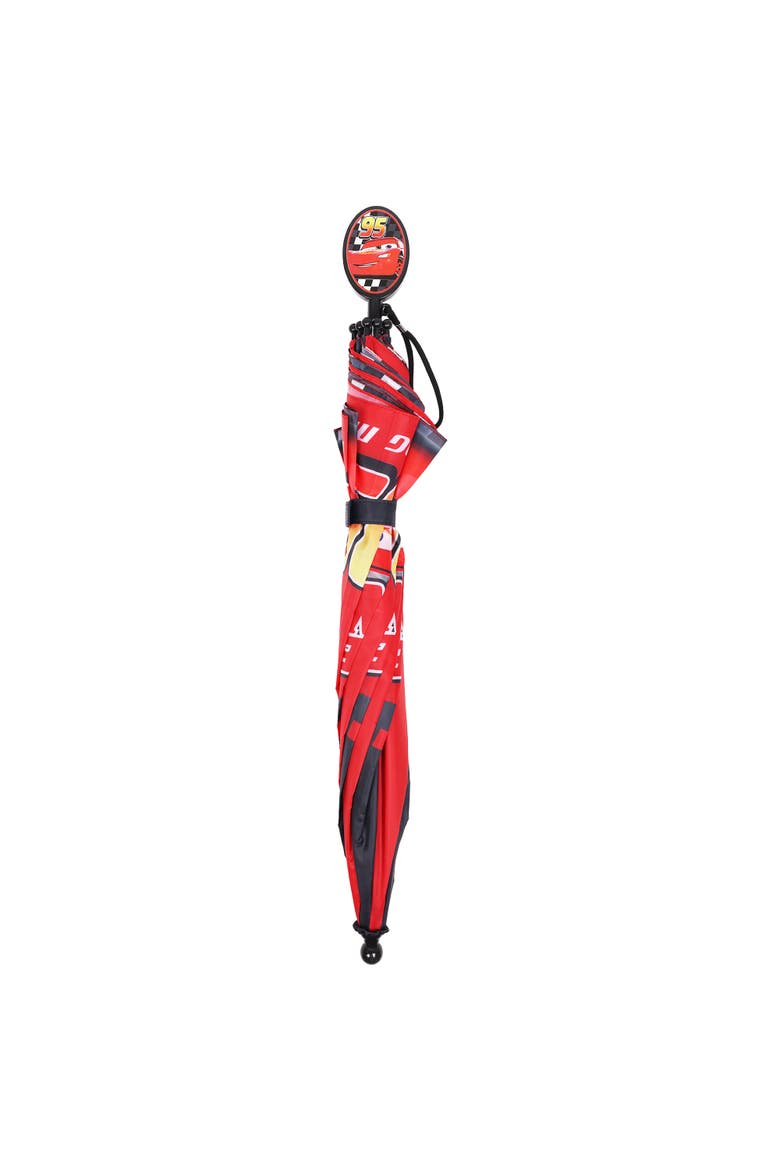 Pixar Cars Lightning McQueen "One of a Kind" Kids Umbrella, Alternate, color, BLACK