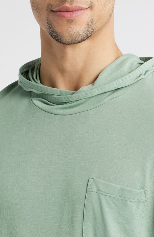 Free Fly Camouflage Lightweight Upf 20+ Hoodie In Palm Green