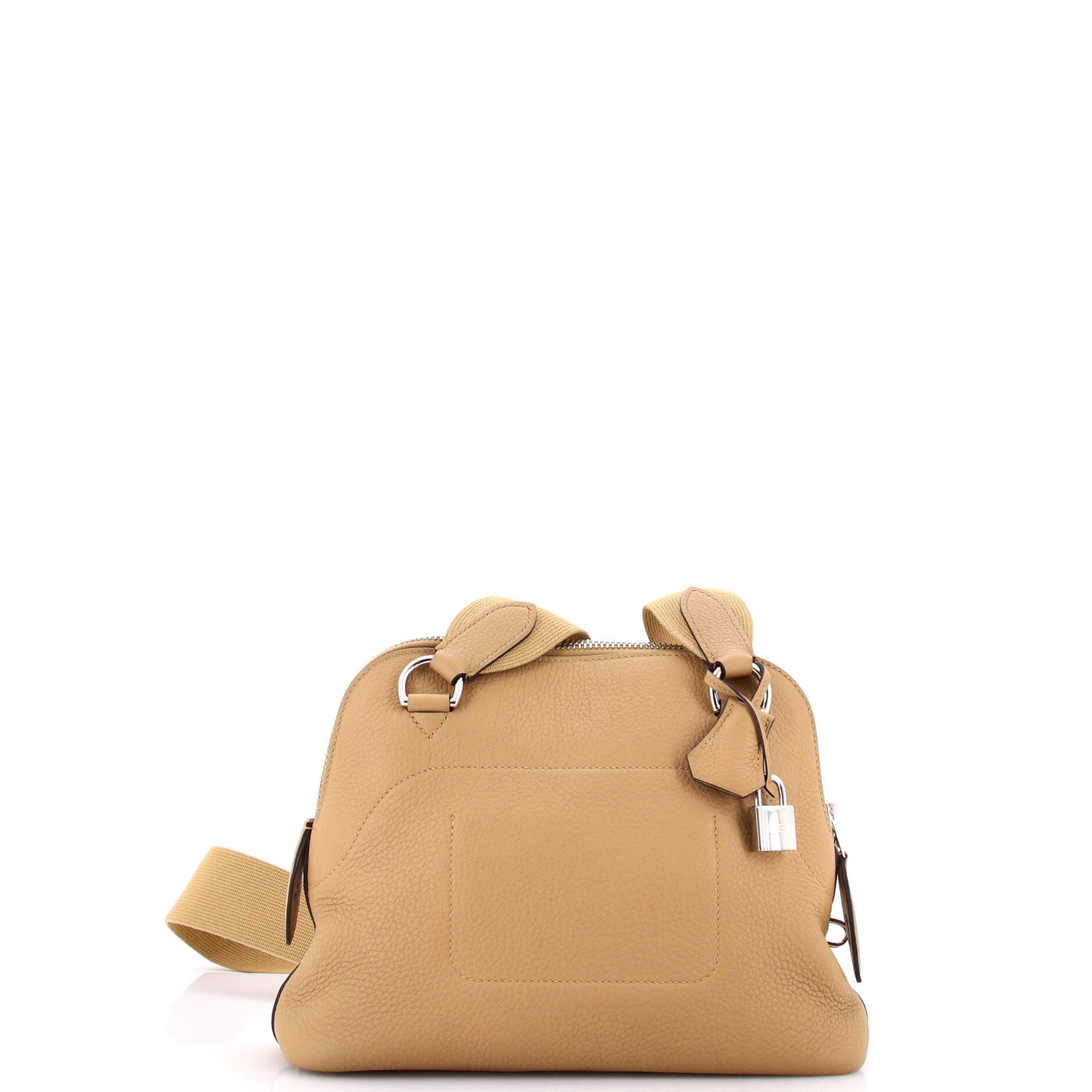 Pre-Owned Hermes Bolide Messenger Bag Togo, Alternate, color, Poussiere