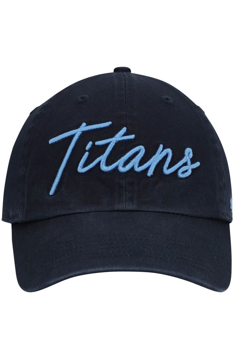 '47 Women's '47 Navy Tennessee Titans Vocal Clean Up Adjustable Hat, Alternate, color,