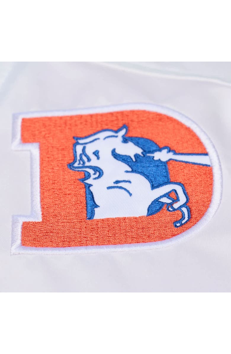 Mitchell & Ness Men's Mitchell & Ness  Royal Denver Broncos Head Coach Lightweight Full-Snap Satin Jacket, Alternate, color, Royal