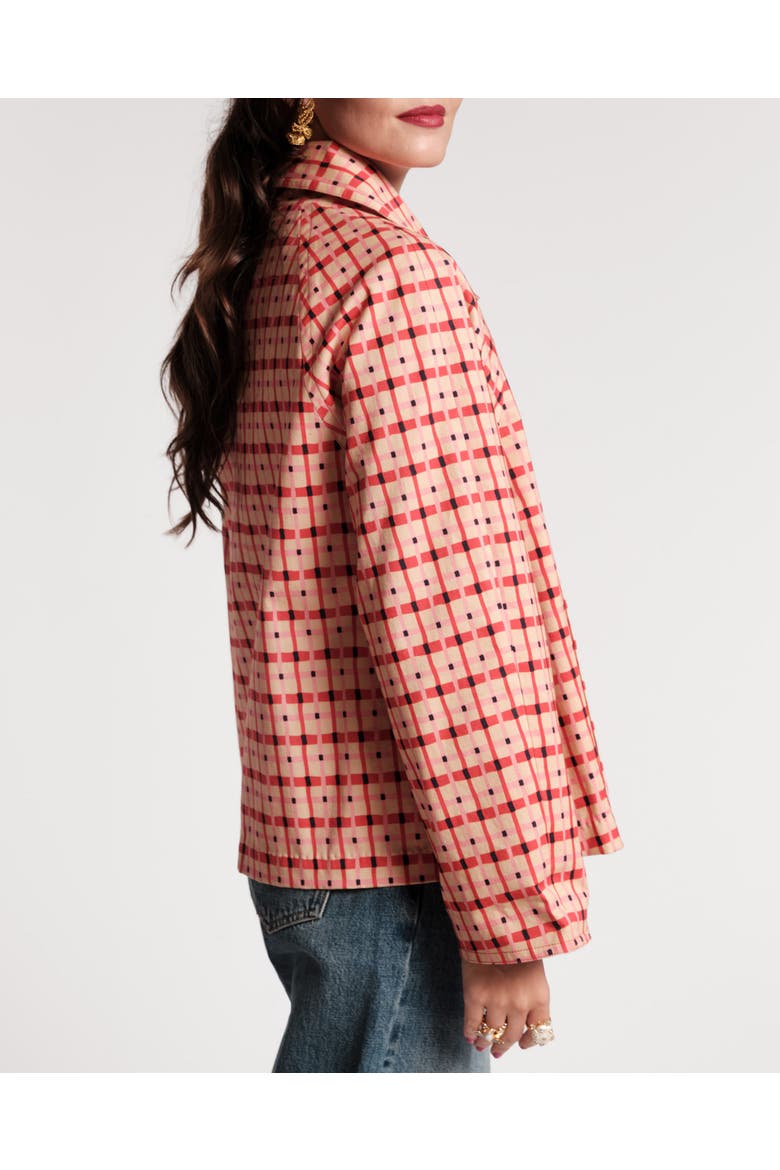Short Spiffy Trench Lollipop, Alternate, color, Pink/Red/Multi