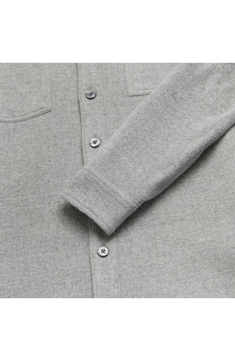 Surfside Supply Co. Louis Soft Textured Overshirt, Alternate, color, Heather Grey