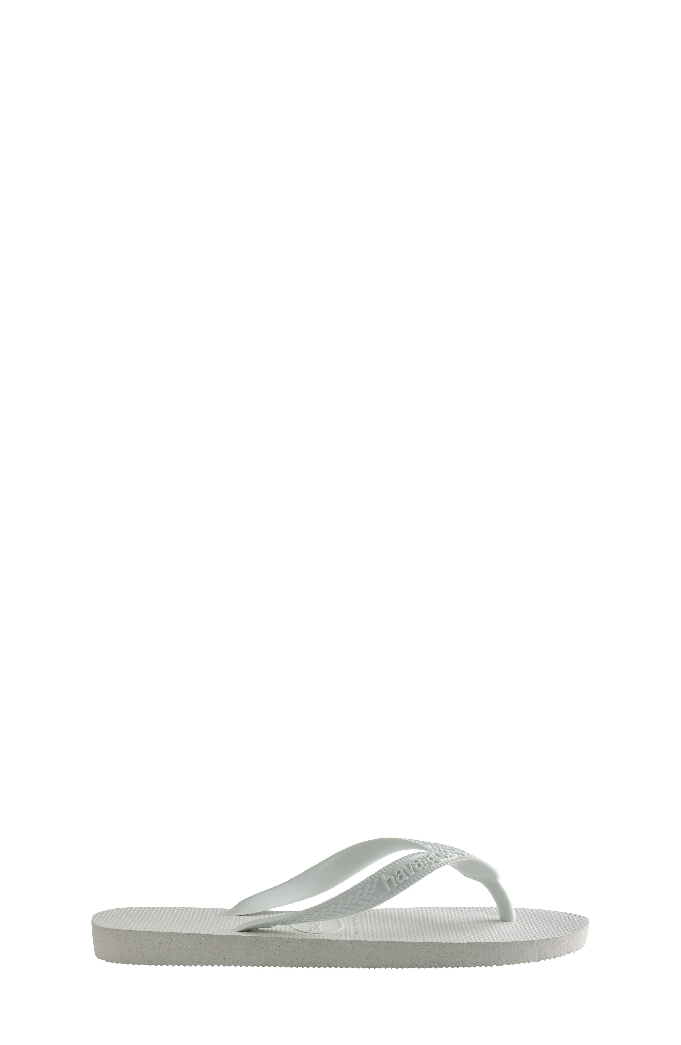 Kids' Top Flip Flop, Alternate, color, WHITE
