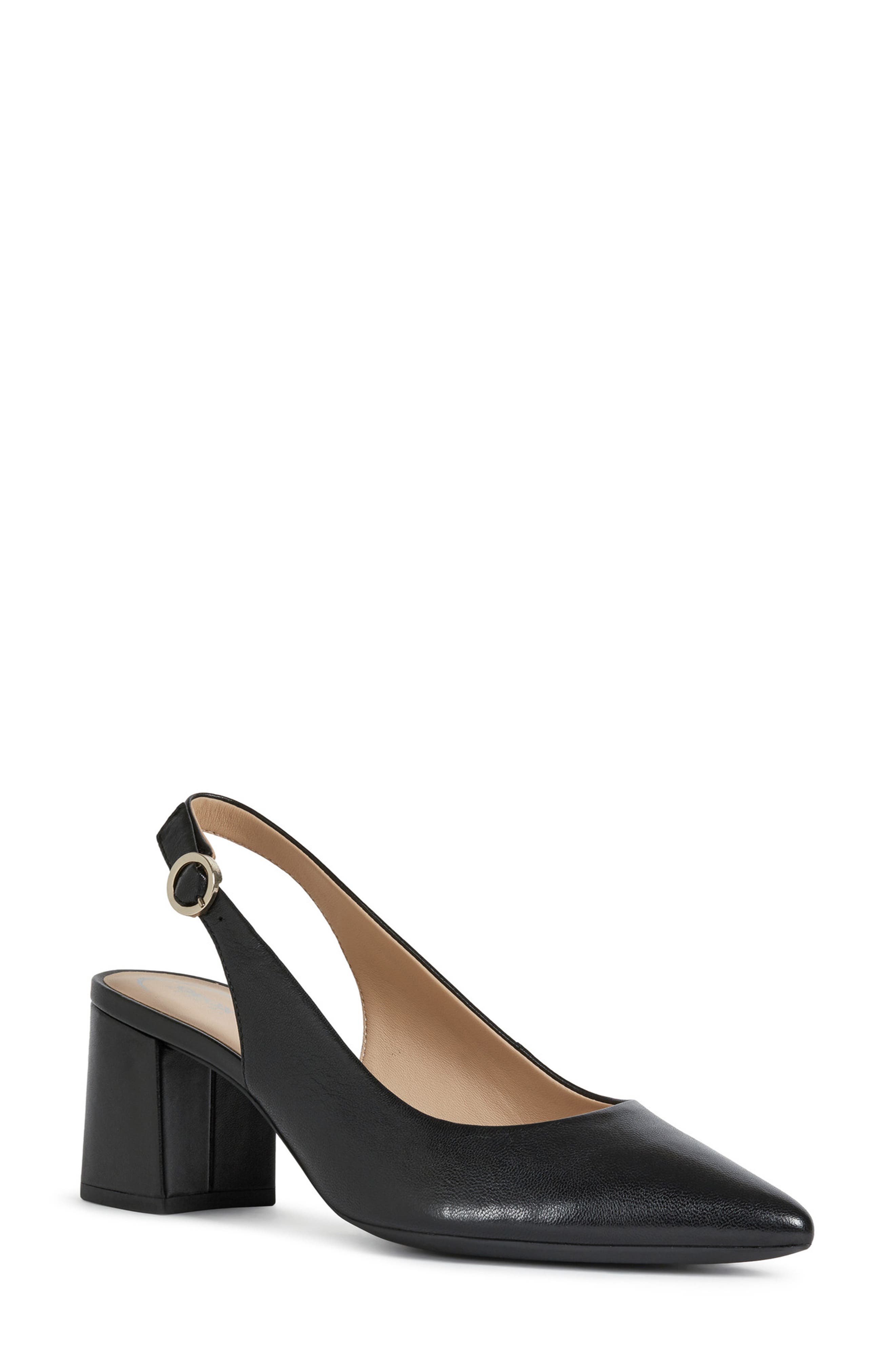 Geox Bigliana Pointed Toe Slingback Pump, Main, color, 