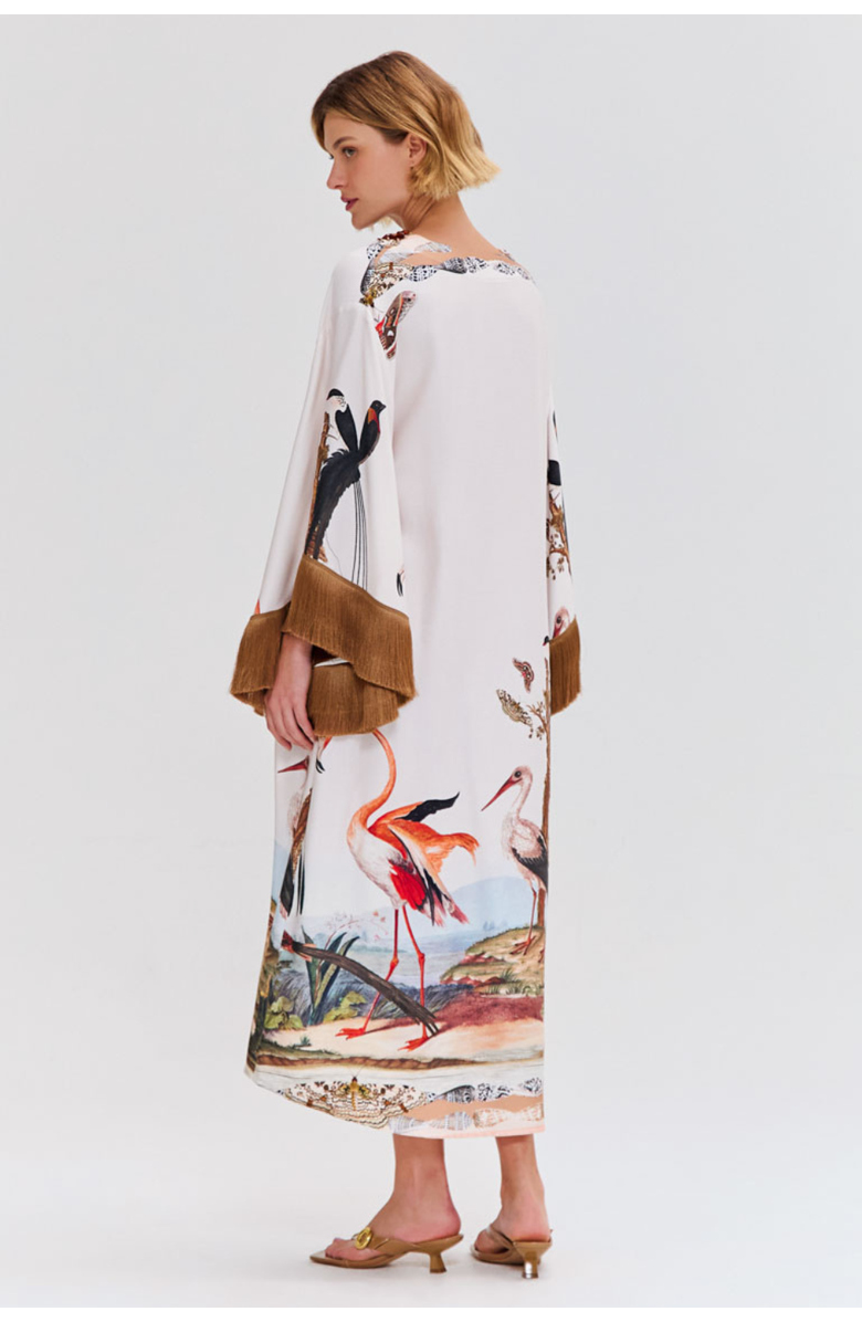 PatBO Paradise Land Maxi Caftan, Alternate, color, 