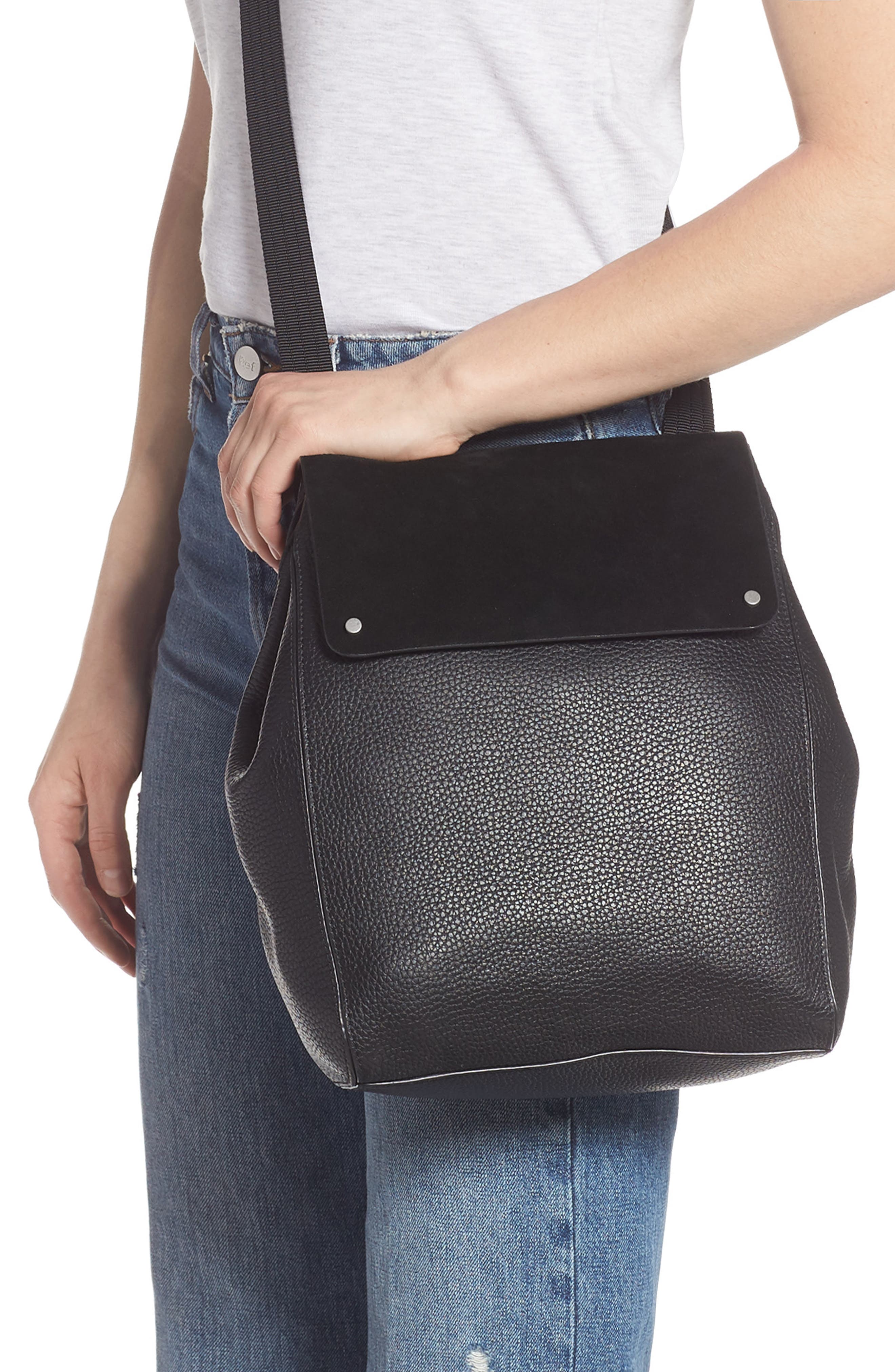 Treasure & Bond Amari Convertible Leather Backpack, Alternate, color, 