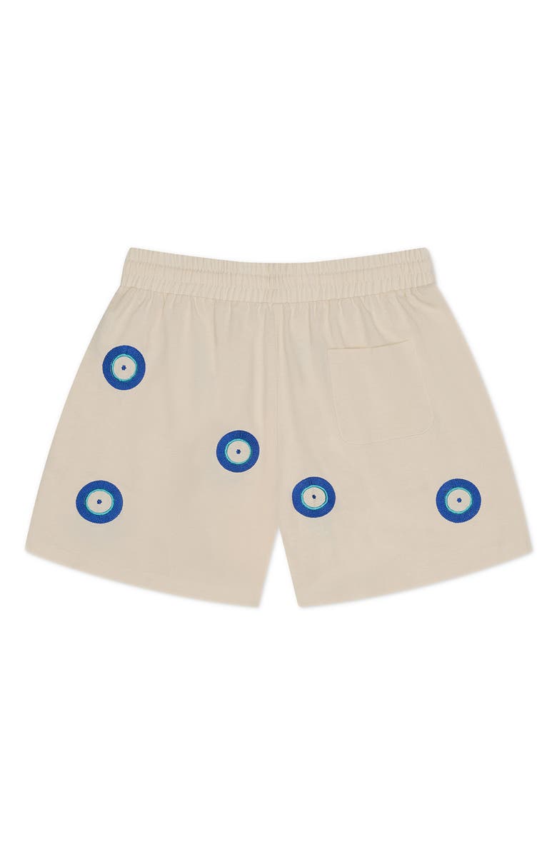 MAVRANS Evil Eye Organic Cotton Drawstring Shorts, Alternate, color, 