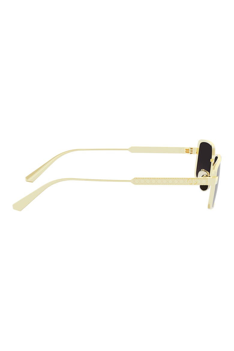 'DiorCannage S2U Rectangular Sunglasses, Alternate, color, SHINY GOLD / GRADIENT SMOKE