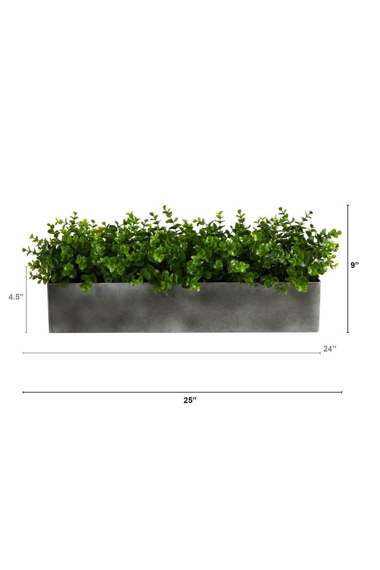 25-in Eucalyptus Artificial Plant, Alternate, color, Green