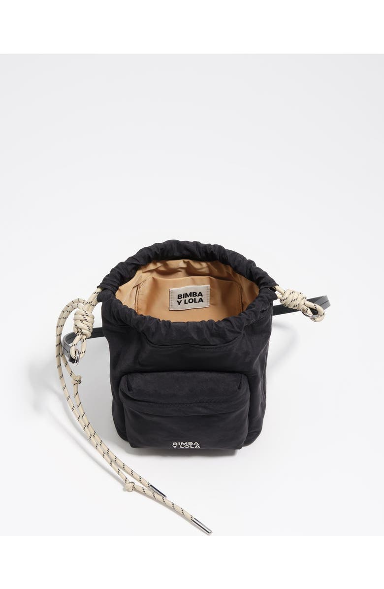 Bimba y Lola Mini Nylon Bag, Alternate, color, Graphite