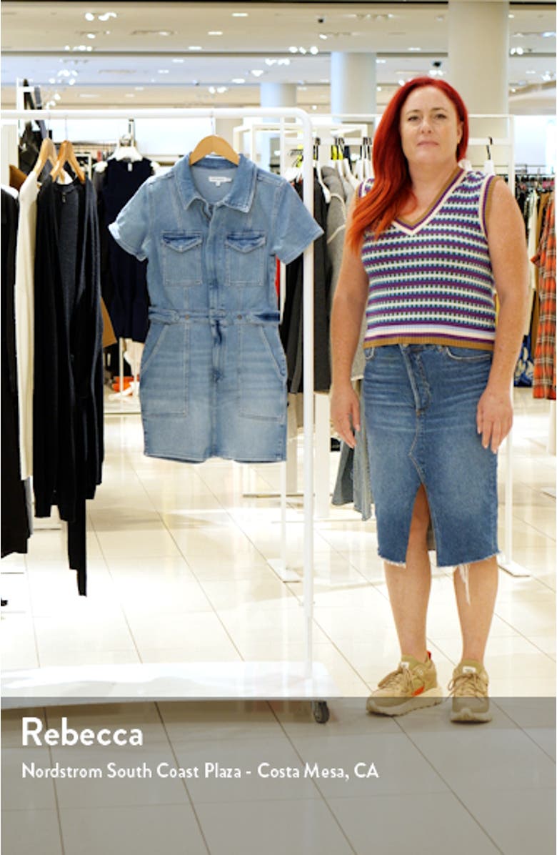 Fit for Success Denim Utility Dress, sales video thumbnail