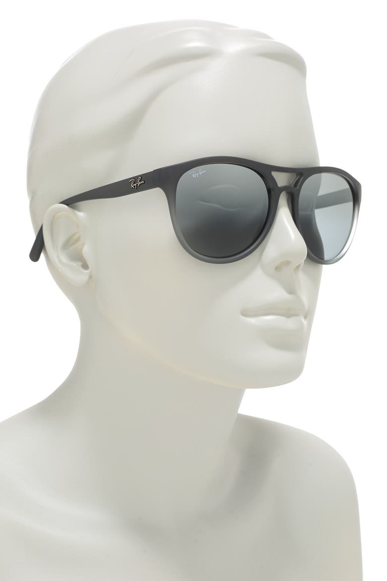 58mm Aviator Sunglasses, Alternate, color, GREY