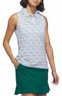 adidas Ultimate All Over Print Sleeveless Polo
