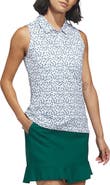 adidas Ultimate All Over Print Sleeveless Polo