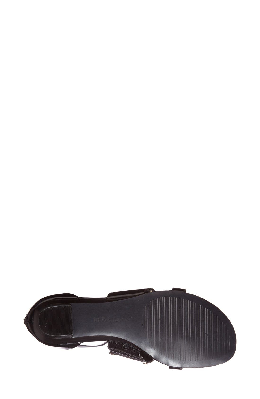 'Angelika' Gladiator Sandal, Alternate, color, BLACK