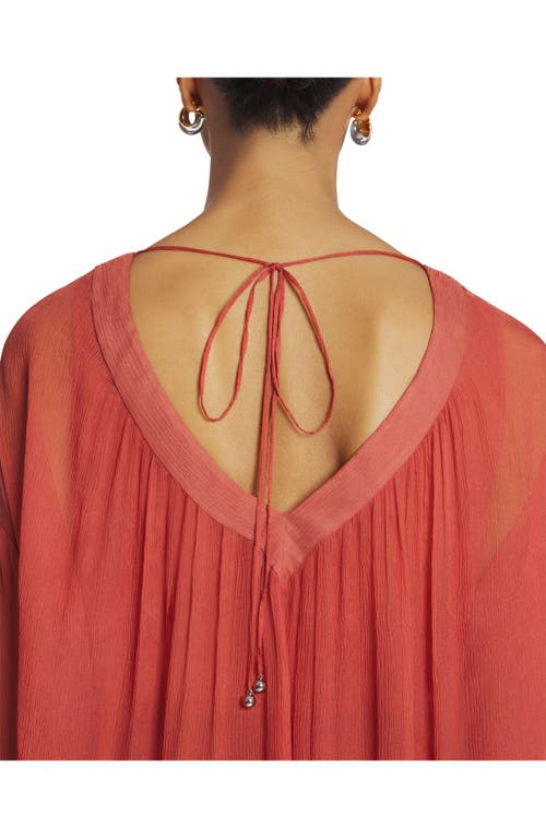 Lanvin Gathered Blouse In Silk Crepon