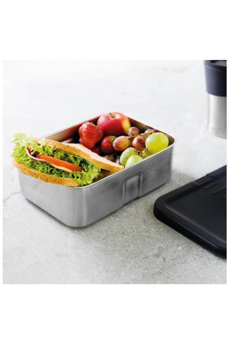 Essentials 6-Piece Lunch Box Set, Alternate, color, SILVER