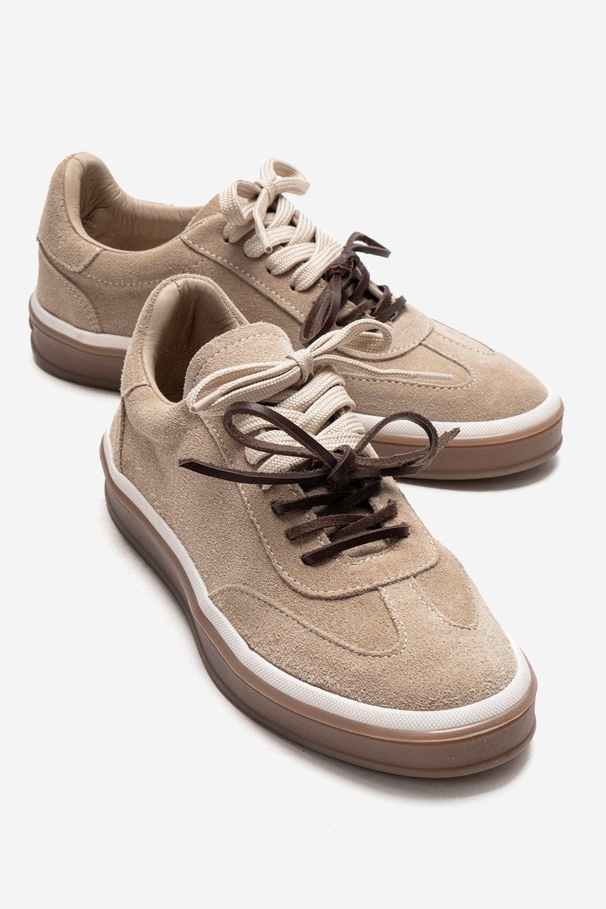 Beige Suede
