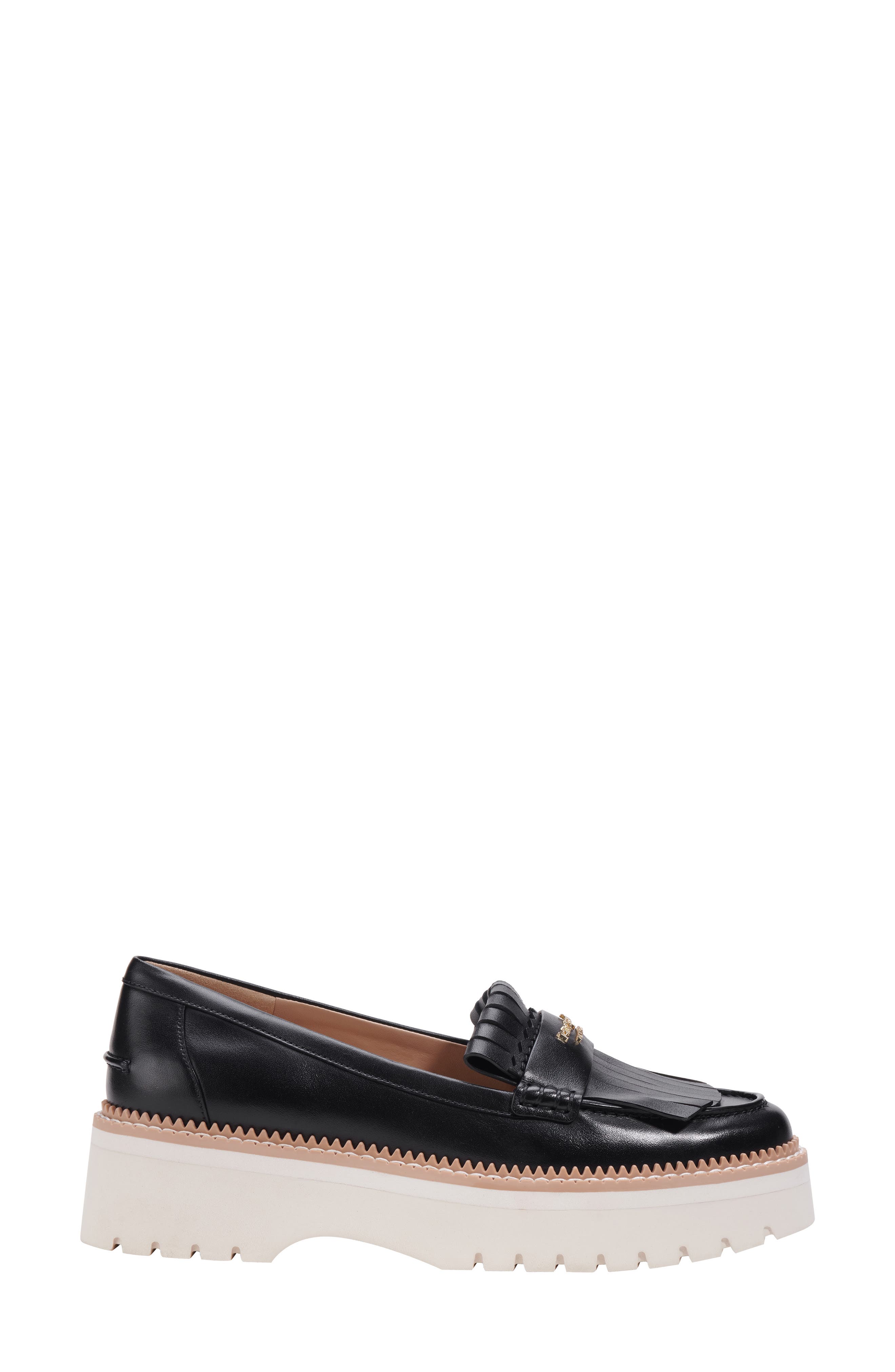 Kate Spade New York caddy loafer, Alternate, color, Black
