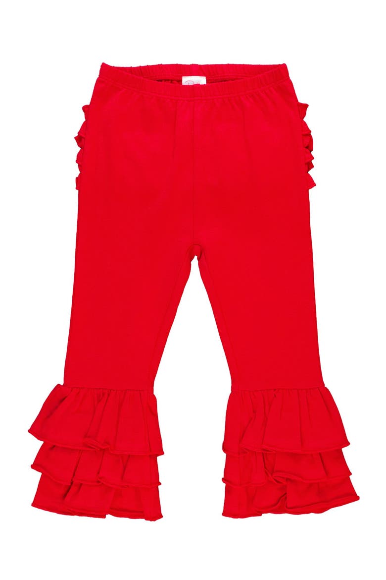 Baby/Toddler Girls Ruffle Flare Pants, Alternate, color, Red