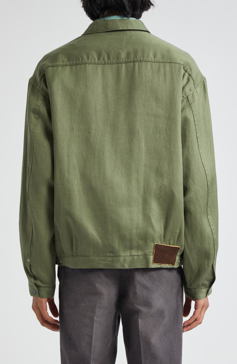 VISVIM 101XX Linen & Wool Trucker Jacket | Nordstrom